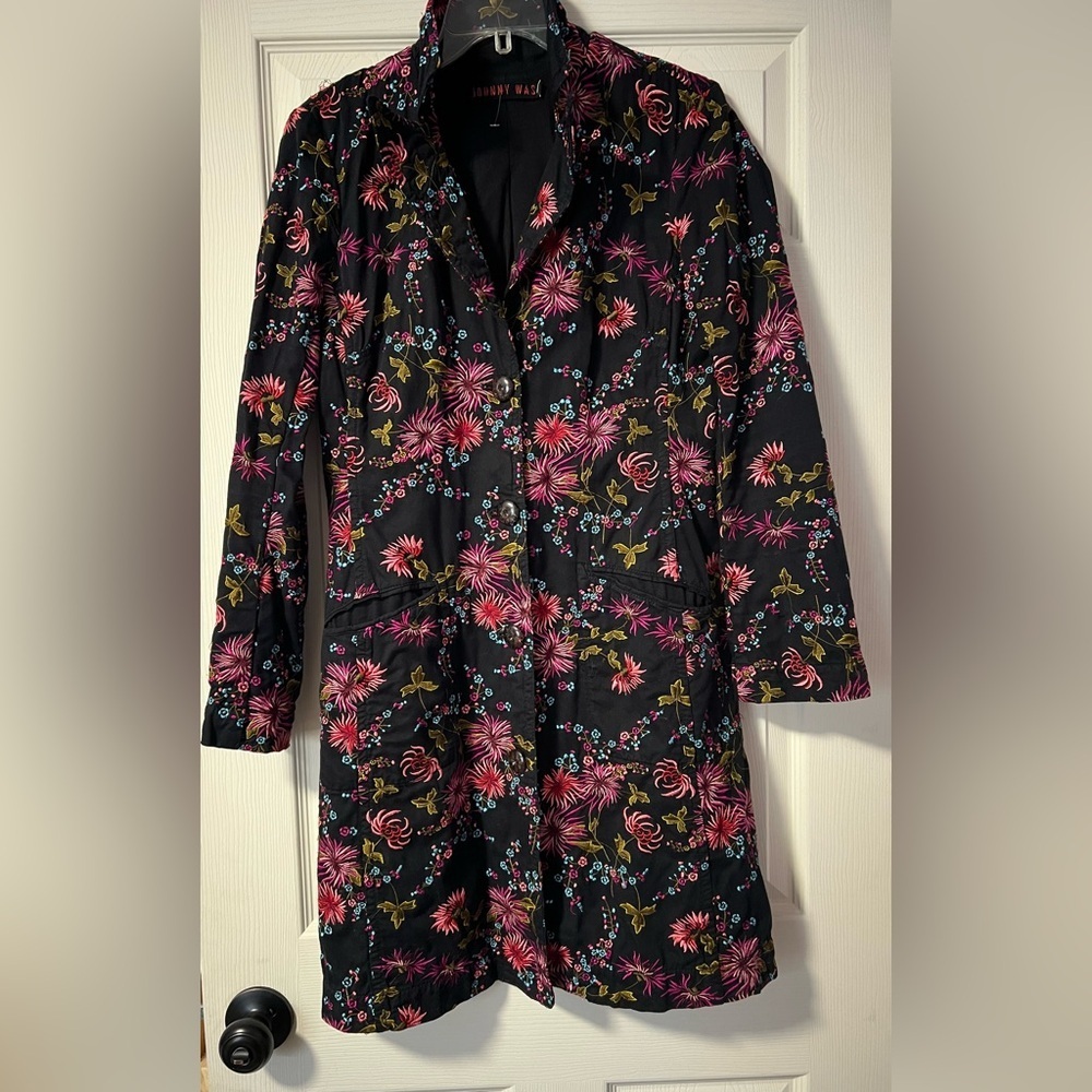 Johnny Was Embroidered Collared Jacket​​